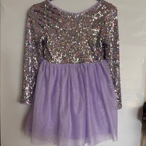 Cat & Jack Lavender Sequin Dress